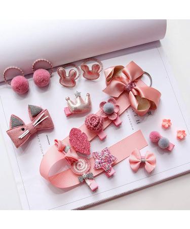18-Piece Baby Hair Clips & Jewelry Set | Perfect Birthday & Children's Day Gift in Elegant Gift Box - Buy Online on GoSupps.com