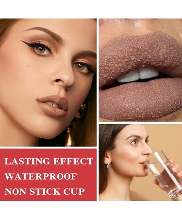 Matte Nude Lipstick Set - Bold & Intense Colors, Non-Stick, Silky Smooth Velvet Lip Gloss - Nude Paper Tube - Lip Makeup for Women - Buy Online on GoSupps.com