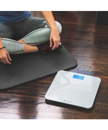Etekcity Bathroom Body Weight Scale Round Corner Platform Digital Scale Large Backlit Display and High Precision Measurements(Digital Scale New) 400 lb/180 kg Silver - Buy Online on GoSupps.com