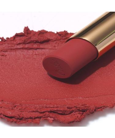 Oulac Soft Matte Lipstick - Long Lasting Vegan Lip Colour with Rose Oil - Once Bitten(Y14) - Buy Online on GoSupps.com