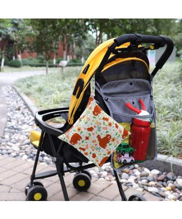 FenFang Baby Wet Bag Set - 3 Pack | Waterproof Organizer for Cloth Diapers | Travel, Daycare, Beach | Reusable Green - Buy Online on GoSupps.com