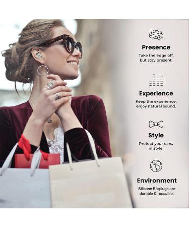 High-Quality Noise Cancelling Ear Plugs | 30dB Silicone Earplugs for Sleep Concerts & Study - 6 Sizes Included - Buy Online on GoSupps.com