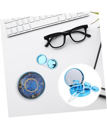 GLEAVI Glasses Case & Holder Organizer - 2 Sets Terrarium Style - Blue 7.5x7.5cm - International Shipping Available - Buy Online on GoSupps.com