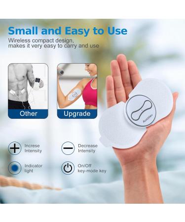 Tens Unit Muscle Stimulator - Portable Pain Relief Device | FSA HSA Eligible | Mini Massager for Back Neck & Cramps Relief - Buy Online on GoSupps.com