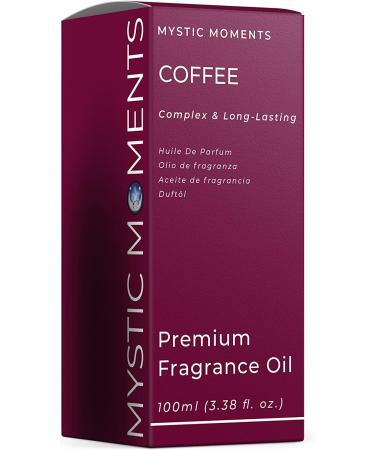 Mystic Moments Coffee Fragrance Oil 100ml for Soaps, Candles, Bath Bombs, Oil Burners, Diffusers, Skin & Hair Care - Buy Online on GoSupps.com