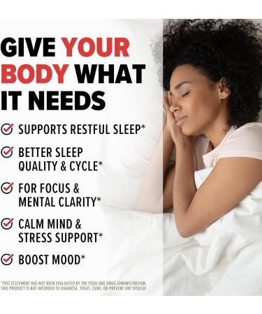 10X Health Sleep Supplements for Adults - 60 Capsules - Melatonin 3mg L Theanine Magnesium Supplement Magnesium Oxide for Deep Better Rest & Relaxation - 3-in-1 Natural Sleep Support - Buy Online on GoSupps.com