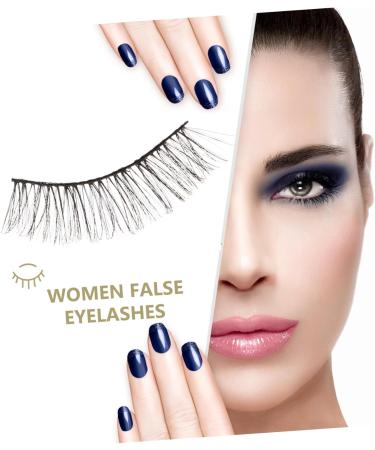 VINTORKY 5 Pairs Dense False Eyelash eye lashes false lashes d curl lash strips eyelash natural look fake eyelash for women false eyelashes natural look bar Imitation Russia 5d - Buy Online on GoSupps.com