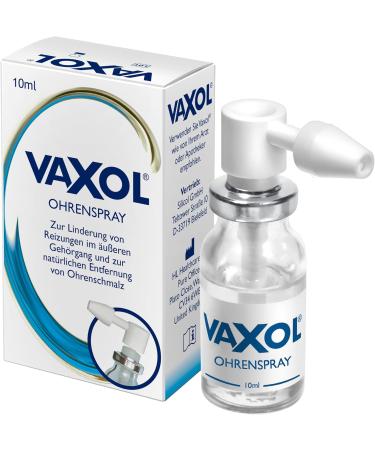 Vaxol Ear Spray - Remove Excess Earwax Relieve Itching & Irritation - All Ages (1+) - 10ml Pump Spray - Buy Online on GoSupps.com