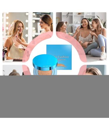  G n rique Cushion Foundation Matte Anti-Perspirant Cushion Concealer for Women Brightening Camouflage Cream for School Travel Parties Business Trips Camping - Buy Online on GoSupps.com