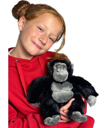 Deluxe Paws Eco-Friendly 100% Recycled Plush Gorilla Toy - Premium Polyester Stuffed Animal for Dogs | International Shipping Available - Buy Online on GoSupps.com
