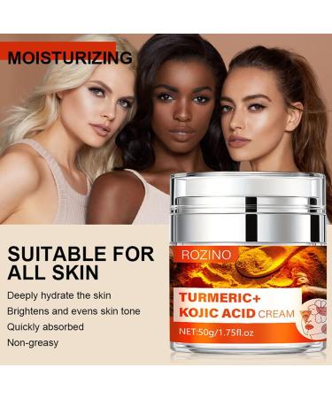 Turmeric Kojic Acid Dark Spots Face Cream Anti Aging Moisturizer for Face and Neck Fight Acne Event Tone Lightening Cream for Dry Skin Dull Dry - Buy Online on GoSupps.com