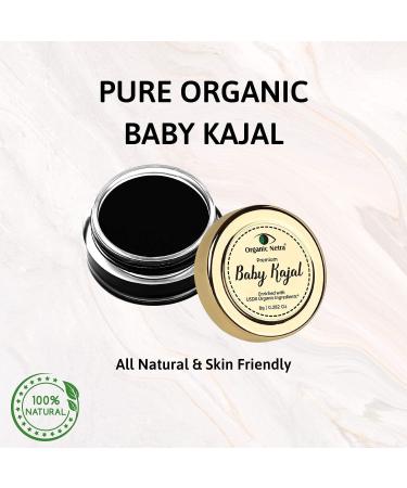  QURA QURA Baby Kajal 100% natural enriched with USDA certified organic ingredients chemical-free kajal water-resistant and long-lasting 8 g (pack of 1) - Buy Online on GoSupps.com