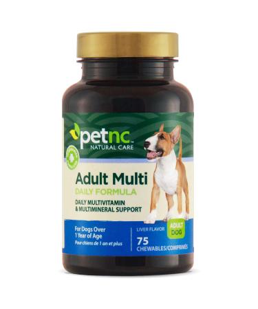 petnc NATURAL CARE Adult Multi Daily Formula Liver Flavor 75 Chewables