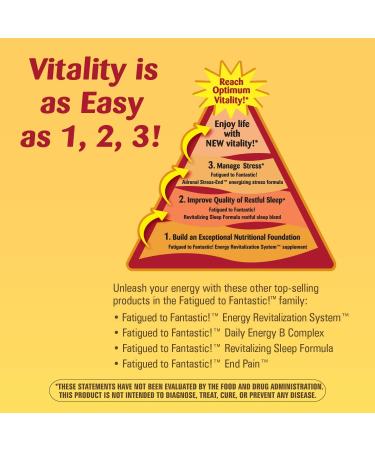 Nature's Way Fatigued to Fantastic! Adrenal Stress End â€“ 60 Capsules for Energy & Wellness - Buy Online on GoSupps.com