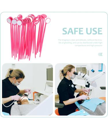 Healifty 24-Piece Dental Mirror Set for Tooth Cleaning | Disposable Dental Reflector & Stomatoscope Tools | Perfect for Tartar Removal & Oral Hygiene - Buy Online on GoSupps.com