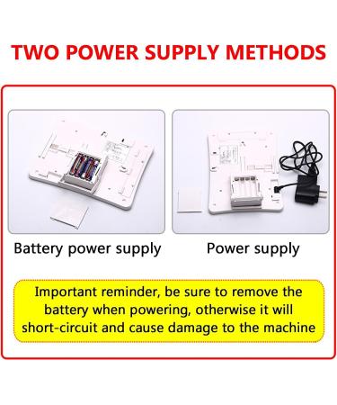 LED eye vision chart for myopia eye optiometry accurate measurement with multiple vision markers including 2 installation methods for home or clinic use - Buy Online on GoSupps.com