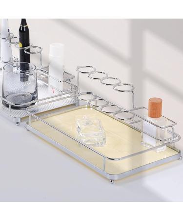 Buy Viperr Toothbrush Holder - Iron-Acrylic Organizer for Bathroom & Kitchen - Store Toothbrush Toothpaste Facial Cleaners & Razors - Buy Online on GoSupps.com