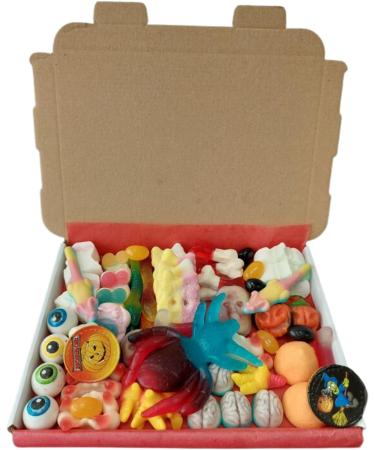 Halloween Sweet Box Trick or Treat Halloween Pick N Mix Wrapped Sweets Sweet box for Halloween Party Bags Assortment Retro Sweets 425g - Buy Online on GoSupps.com