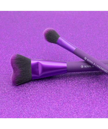 MODA Perfect Pairs Insta-Glow Makeup Kit with Contour and Highlight Brushes - Purple - Buy Online on GoSupps.com