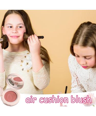 Cream Blush For Cheeks Lightweight Creamy Air Cushion Cheek Blush Long-lasting Waterproof Highly Pigmented Blendable Moisturizing Face Blushes & Face Makeup For Dewy Finish And Natural Look - Buy Online on GoSupps.com