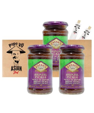 3Pack (3x312g) Patak s Brinjal Auberginen Pickle (Papa Vo )