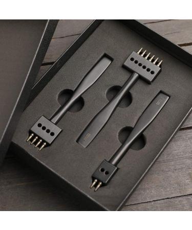 DIUDUS Black Leather Prong Punch Tool - 2/4/6 Prong 5mm Lacing Stitching Punch - Buy Online on GoSupps.com