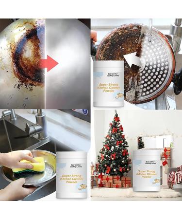 Super Strong Kitchen Cleaner Powder Powerful Kitchen All-Purpose Powder Cleaner Household Multifunctional Strong Cleaning Agent Stainless Steel Cleaning Powder Stain Remover (1 Pcs) - Buy Online on GoSupps.com