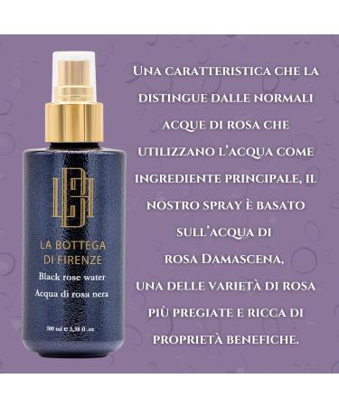 Black Rose Water Spray La Bottega di Florence 100 ml - Buy Online on GoSupps.com
