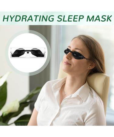 6 Pcs Hydrating Dry Eye Sleep Mask | Adjustable Moisture-Retaining Sleep Masks with Travel Case for Soothing Relief - Buy Online on GoSupps.com