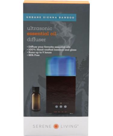 Greenair Serene Living Essential Oil Diffuser - Aromatherapy Sienna Urbane 2.125 lb | Best Essential Oils Diffuser for Home - Buy Online on GoSupps.com