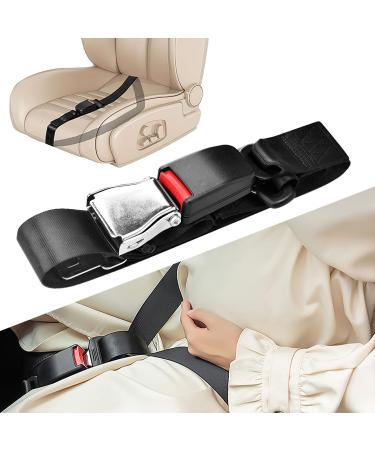 VZOXL Pregnancy Seat Belt Car Seat Belt Adjuster for Pregnant Moms Prevent Compression of The Abdomen Strap for Expectant Mothers Belly Belt Accessory for Make Driving More Comfortable (Black)