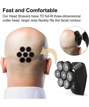 Buy Waterproof Electric Razor for Men | Cordless Rechargeable Bald Head Shaver & Hair Clipper - International Shipping - Buy Online on GoSupps.com