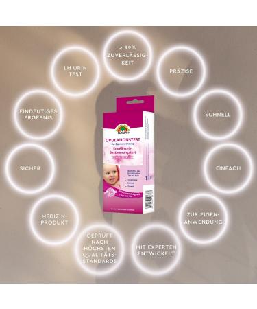 Sunlife Ovulation Test Strips - 1 x 5 Pieces | Precise & Safe 25 mIU/ml Tests with 99% Reliability for Women's Fertility - Buy Online on GoSupps.com