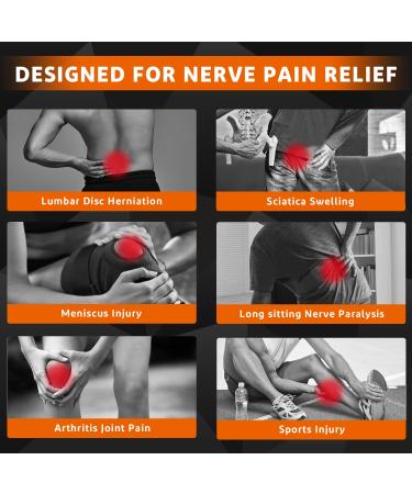 Sciatica Pain Relief Brace | Dual Pressure Pad Compression | Acupressure Massage Point Device for Sciatic Nerve Pain Relief for Men & Women - Buy Online on GoSupps.com