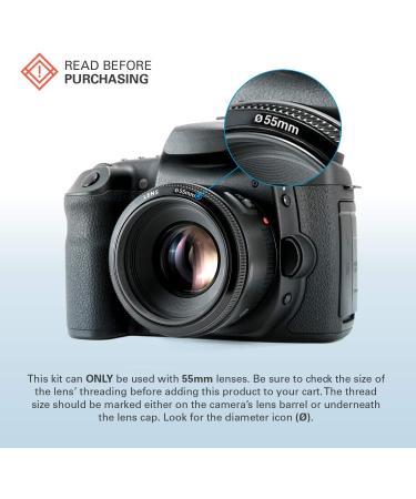 Polaroid Optics 55mm Multi-Coated CPL Filter for Color Saturation & Reflection Control - Buy Online on GoSupps.com