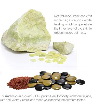 UTK Far Infrared Heating Pad Medium Pro - 21x31, 108 Jade & 42 Tourmaline Stones, 90W Fast Heat Up - Includes Storage Bag - Buy Online on GoSupps.com