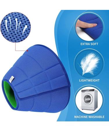 Dog Cone Collar After Surgery Soft Pet Protective Neck Cone for Small Medium Large Dogs Cats Breathable Anti-Bite/Lick Dog Recovery Collar Adjustable Puppy Quick Healing Elizabeth Collar(size:L) - Buy Online on GoSupps.com