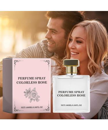 Rose Perfume Spray for Women Elegant and Charming Eau de Toilette Long Lasting Fresh Fragrance Date Perfume for Women Enhance Charm & Confidence (100ML / 3.4Fl.Oz) Pink - Buy Online on GoSupps.com