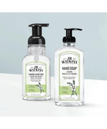 J.R. Watkins Neroli & Thyme Foaming Hand Soap 9 fl oz (Pack of 3) | Moisturizing, Alcohol-Free, All Natural | Made in USA | Cruelty-Free - Buy Online on GoSupps.com