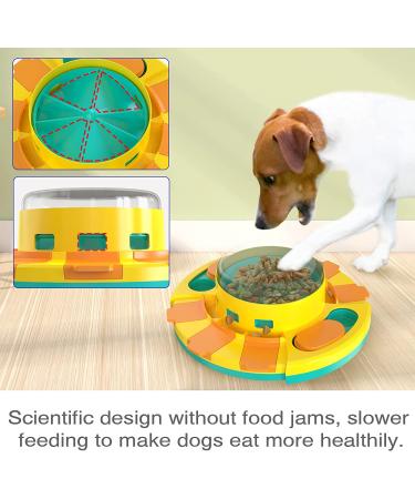 KADTC Pet Puzzle Toy Treat Balls for Dogs & Cats - Level 2 IQ Toy for Chewers - 2in1 Interactive Play and Treat Dispenser - Buy Online on GoSupps.com