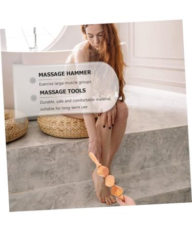 Healeved Wooden Massage Roll - Shiatsu Neck & Foot Roller for Relaxation and Fitness - Buy Online on GoSupps.com