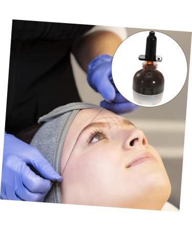 Angoily String Ink Line Box Ink Line Ruler Brow Line for Women Eyebrow Ruler Eyebrow Mapping Bottled Vial 6.5x2.6cm Brown - Buy Online on GoSupps.com