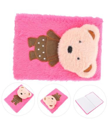 DOITOOL Note Book Notebook Fluffy Journal Book Plush Cover Journal Book Lovely Diary Book Note Accessory Multi-function Diary Book Cartoon Diary Book Note Supply Animal Gift Student Paper - Buy Online on GoSupps.com