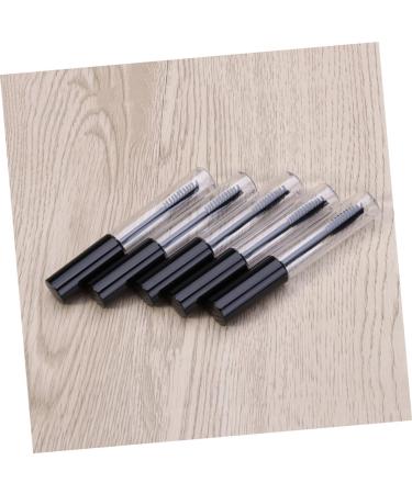 Didiseaon 5pcs Eyelash Cream Bottle Mascara Tubes with Wands Empty Glass Empty Tube Makeup Brushes DIY Round 1 g (Pack of 1) Black - Buy Online on GoSupps.com