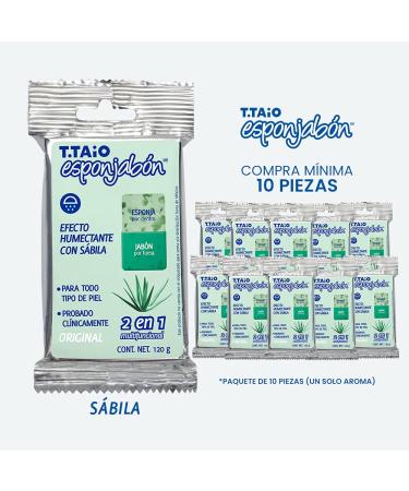 Aloe Vera Infused Soap Sponge - 10 Pack | Gentle Exfoliation and Hydration - Buy Online on GoSupps.com