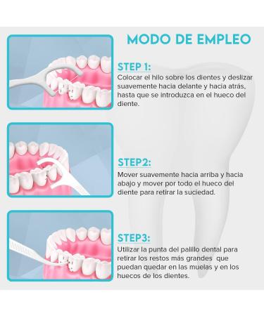 100 Pieces Super Fins Tooth Flap Toothbrushes & Dental Floss - Kids Tooth Cleaning Essentials - Plastic Toothpicks - Buy Online on GoSupps.com