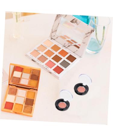 Ipetboom Makeup Blush 8pcs Eye Shadow Blank Lip Balm Empty Makeup Eyeshadow Storage Case Blush Powder Lipstick Travel 3.5x1.5cm Black - Buy Online on GoSupps.com