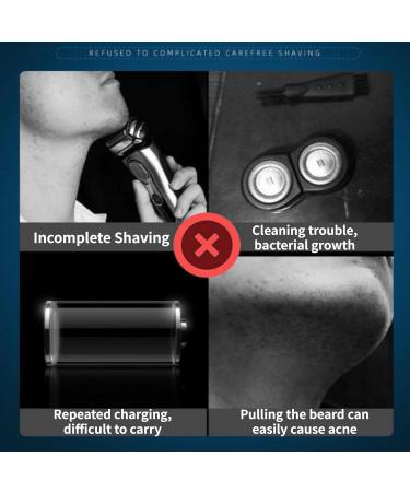 Upgraded Men's Razor Blades - 4 Precision Cut Stainless Steel Refills with Double Lubrication | 40 Pieces - Buy Online on GoSupps.com