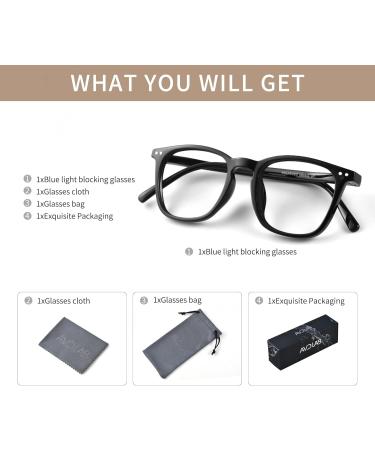Blue Light Blocking Glasses for Women Men & Teens - Anti Eyestrain & UV Glare | AB3302 Bright Transparent - Buy Online on GoSupps.com