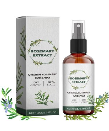 Rosemary Hair Spray Organic Rosemary Oil for Hair Growth Natural Rosemary Hair Oil Smooth & Soft Hair 100ml Rosemary Extract with Castor Seed Oil Prevents Hair Loss and Soothes Scalp